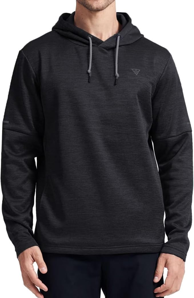 Hoodies for Men Golf Fleece Hooded Sweatshirts Dry Fit Athletic Lightweight Casual Midlayer Mens Hoodies Pullover