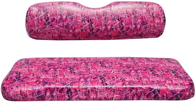 Club Car Post-2000 DS Golf Cart Front Replacement Seat Cover Set Made with Marine Grade Vinyl - Staple On Installation