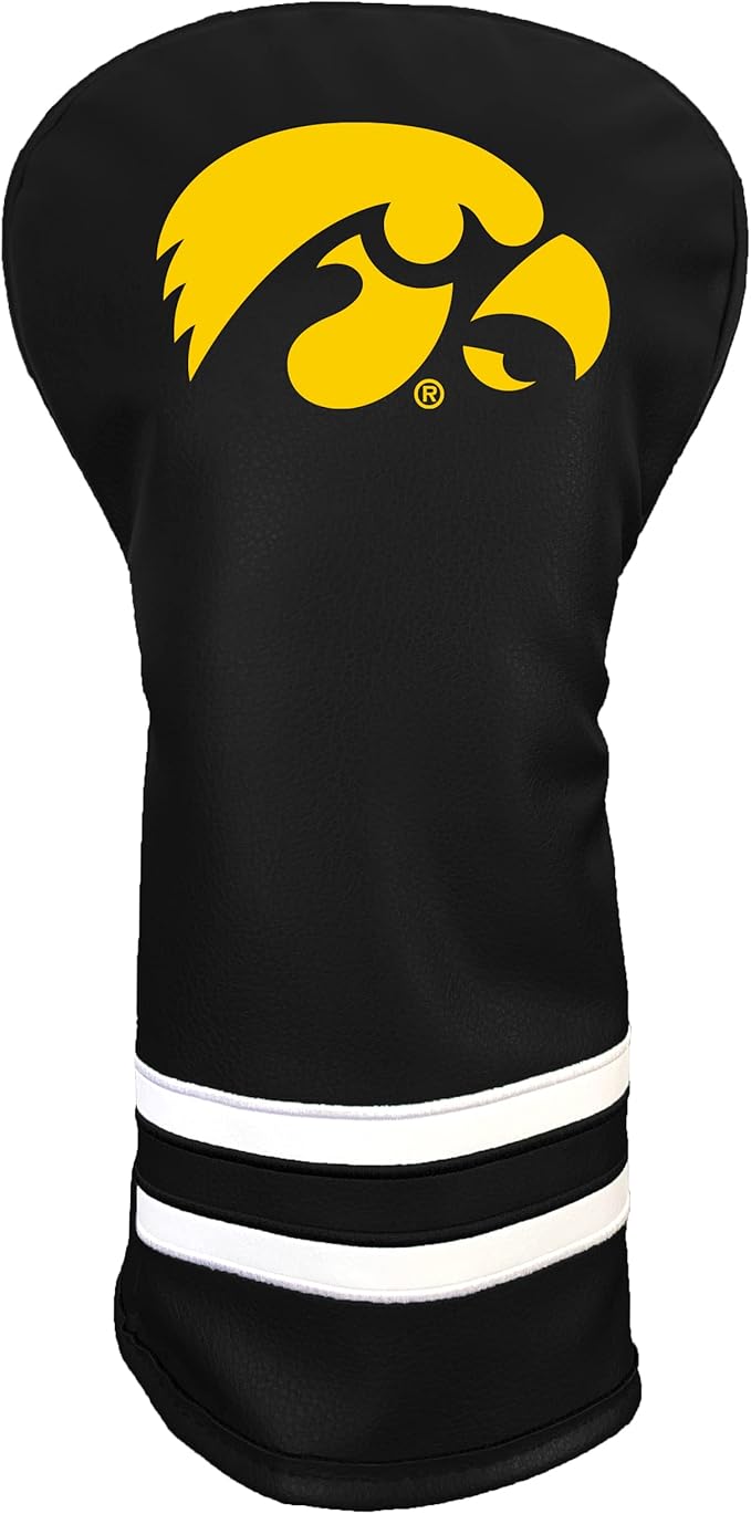 Team Golf NCAA Vintage Driver Golf Club Headcover (Printed), Form Fitting Design, Retro Design with Fleece Lining for Extra Club Protection