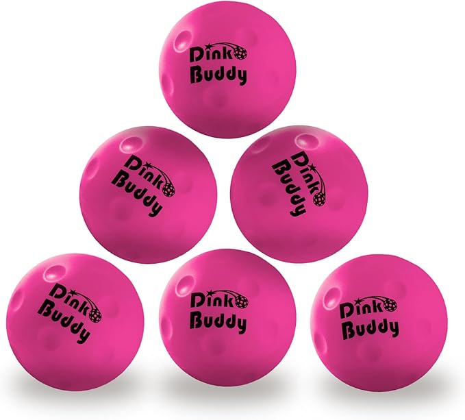 Kelso Pickleball, PU Foam Pickleball Balls for Reduced Noise, Enhances Hand-Eye Coordination, Indoor & Outdoor Use, Standard or Small Trainer-Sized Balls