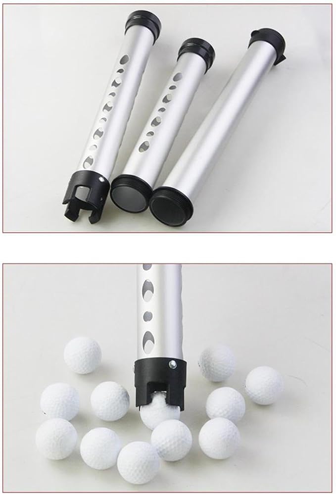 Golf Ball Retriever Collector Sturdy Professional Practice Aid for Men Women Ergonomic Training Accessories Grabber Tool