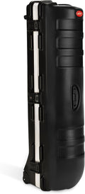 SKB Staff ATA Hard Shell Plastic Golf Travel Case for Cart Bags with Wheels - Heavy-Duty Rolling Club and Driver Carrier for Airline Transport, Impact-Resistant with TSA Locking Latches