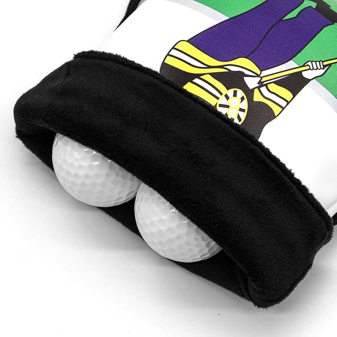 montela golf Valuables Pouch,Golf Bag Pouch with Drawstrings Golf Tee Bag Leather Golf Tee Pouchs for Men Women(Funny)