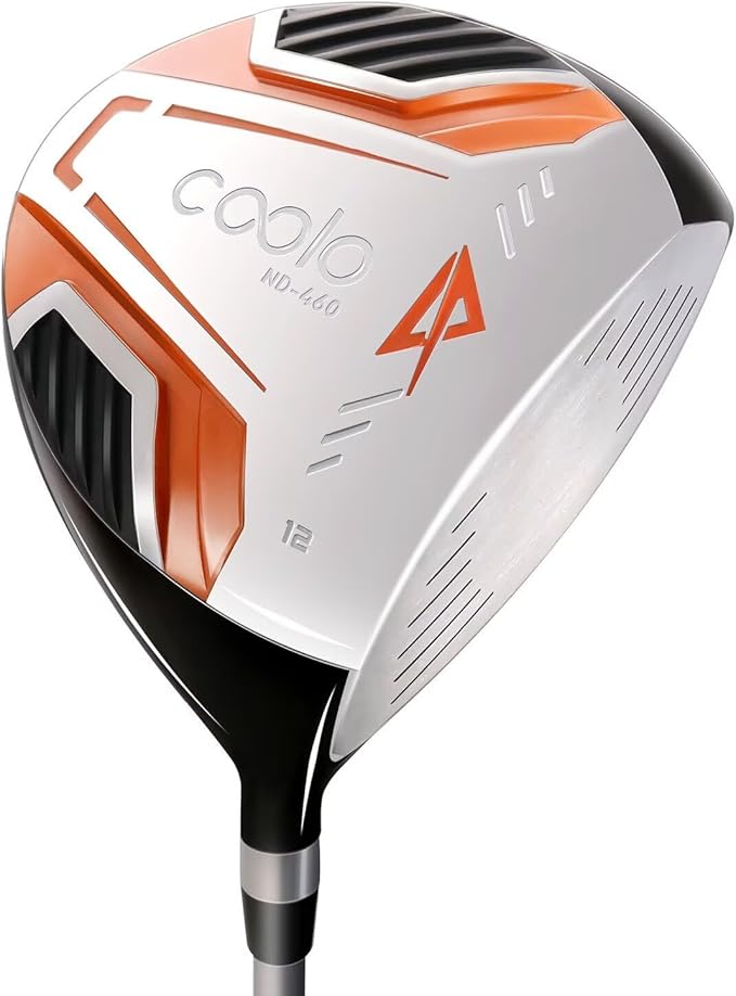 COOLO Golf Driver for Beginner and Average Golfer, Designed for Forgiveness and Ease to Use, Men&Petite Women, 10.5/12 Degrees, Right&Left Handed, 460CC.