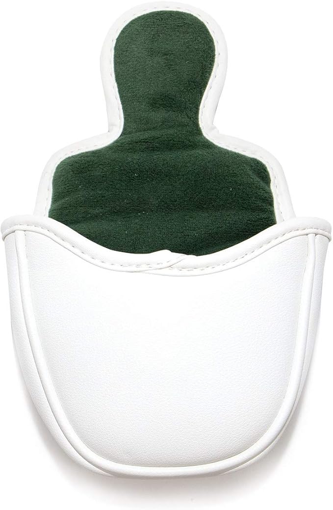 4 Leaf Clover Golf Mallet Putter Cover Headcover Club Protector Magnetic Clover for Odyssey 2ball,Red Oworks,Stroke Lab,Scotty Cameron,Taylormade Putters