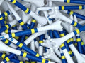 TRUESTRIKE Premium USA Golf Tees – 100-Pack Durable 3¼" / 2¾" Plastic Tees – Made in USA – Perfect Holiday Golf Gift