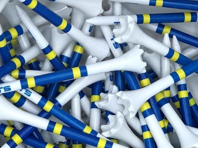 TRUESTRIKE Premium USA Golf Tees – 100-Pack Durable 3¼" / 2¾" Plastic Tees – Made in USA – Perfect Holiday Golf Gift