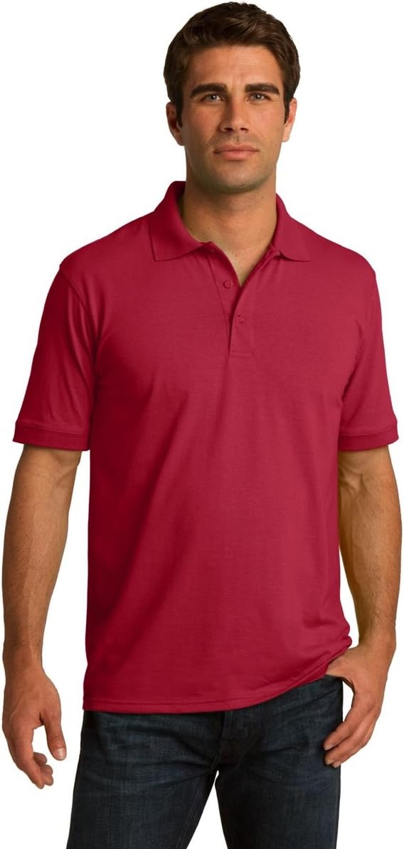 Clothe Co. Men's Big and Tall Polo Shirt, Men's Tall Polo Short Sleeve Performance Cotton Blend