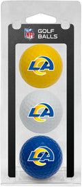 Team Golf NFL Regulation Size Golf Balls, 3 Pack, Full Color Durable Team Imprint