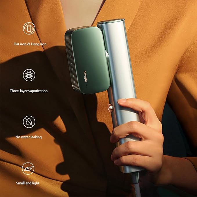 Nesugar Steamer for Clothes Steamer, Fashion Portable Handheld Garment Steamer, 0.8lbs Lightly, 15s Fast Heat-up, 10 Minutes of Continuous Steam, Mini Steam Iron for travel and home(100-120V)