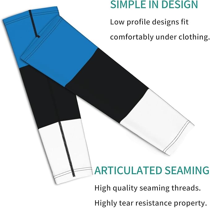 Flag Arm Sleeves Filipino Flag Compression Arm Sleeves for Men Women Tattoo Cover Up Cooling Arm Sleeve 1 Pair