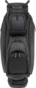 KRADUL - LUX Cart Bag – Lightweight Vegan Leather Golf Cart Bag with Waterproof Pockets, Organized Club Dividers & Cart Strap Tunnel