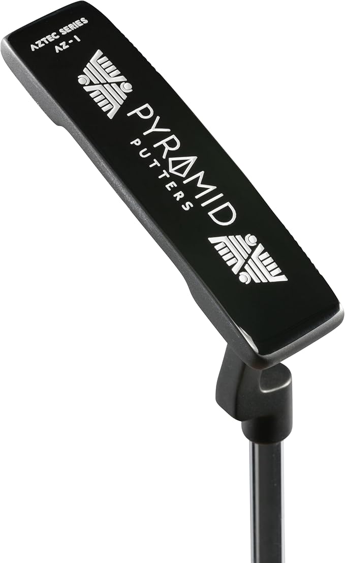 Pyramid Golf Putter for Improved Accuracy & Consistency – Gear Effect Grooves, High MOI, Precision Milled Face, Soft Feel Grip, Forgiveness on Mishits, Free Head Cover, Ideal for Inconsistent Stroke