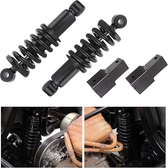 10L0L Golf Cart Heavy Duty Rear Shock Absorber Springs Fits for Yamaha G&E G14/G16/G19/G20/G22/G29 Golf Cart Models OEM JN4-F2210-00-00 JN3-F2210-00 JR6-F2210-00 JW2-F2210-10