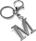 LAXPICOL Gold Letter A-Z Keychain for Women Bag Charms Purse Charms For Handbags Metal Alphabet Initial Letter Keychain