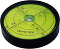 Aluminium High Precision Horizontal Leveler Bubble Level Tool Circle Round 2.4 Inch 60mm (Black,Green)