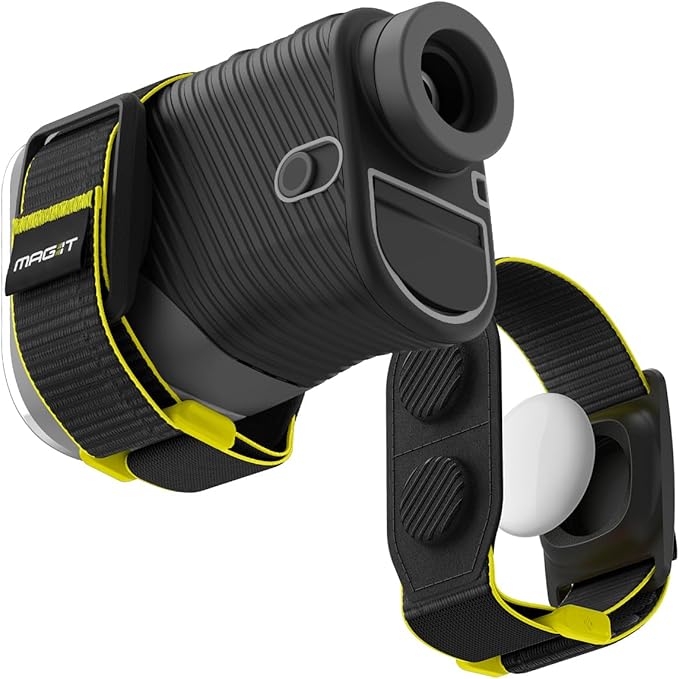 Spigen MAG-iT Magnetic Golf Rangefinder Strap Designed for AirTag/TagMe Tracker and GPS for Golf Cart