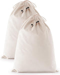 FantasyLife Shoe Bags for Travel, Washable Dust Bags for Storage & Packing, Flannel Shoe Pouch with Drawstring Closure for Purses, Handbags, Shoes & Toys (2, Beige)