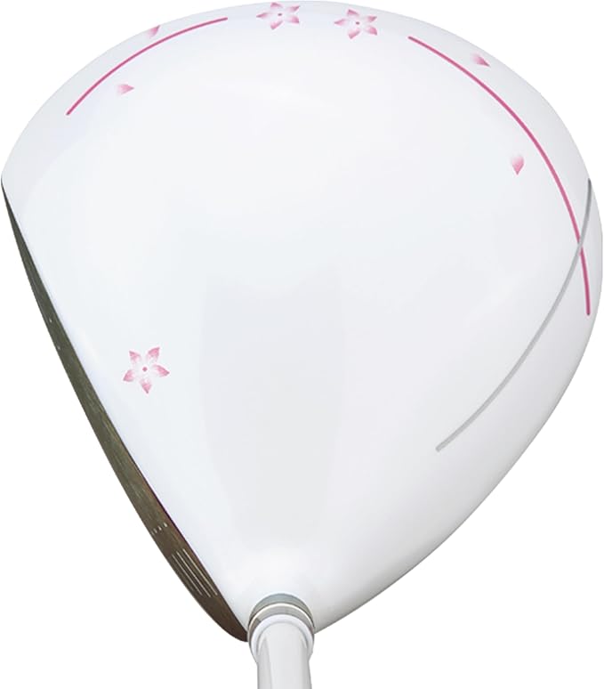 PGM Women's Golf Woods Driver Hybrid for Right Handed with Graphite Shaft Includes Headcover - Titanium Alloy Clubhead Single Golf Club with Enlarged Sweet Spot