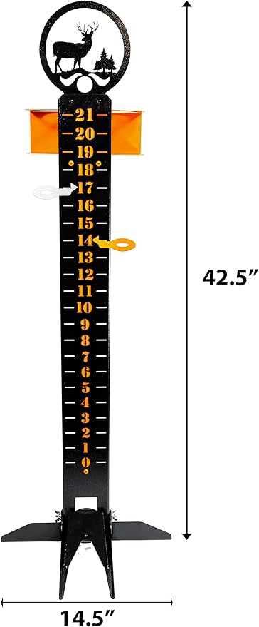 SWEN Products Deer Buck Steel Metal Lawn Scoreboard