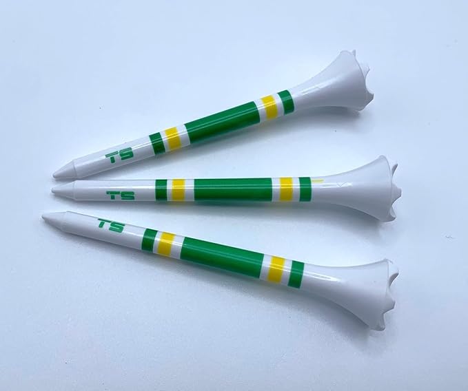 TRUESTRIKE Premium USA Golf Tees – 100-Pack Durable 3¼" / 2¾" Plastic Tees – Made in USA – Perfect Holiday Golf Gift