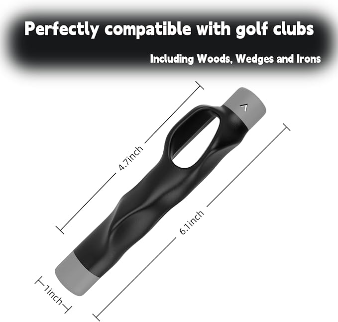 Golf Grip Trainer, Golf Training Aid, Golf Grip Kit, Golf Club Grips, Grip Trainer Golf Club to Help Train Correct Hand Position
