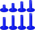 Rubber Golf Tees for Mats & Indoor Golf Simulators - 8 Pack Mixed Size for Driving Range & Indoor and Outdoor Golf Hitting Mats (US Sizes, 8 Sizes)