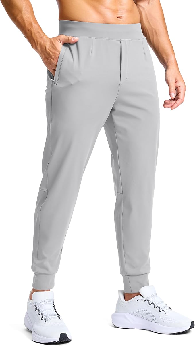 G Gradual Men's Golf Joggers Pants with Zipper Pockets Stretch Sweatpants Slim Fit Track Pants Joggers for Men Work Running