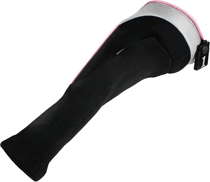 Andux 6pcs/Set Golf Club Head Covers Woods Drivers Fairway Hybrid Set Long Neck (3 Hybrid + 3 Woods)
