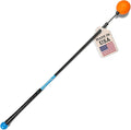 Orange Whip Golf Swing Trainer Aid Patented & Made in USA for Improved Rhythm, Flexibility, Balance, Tempo, and Strength *American Made*