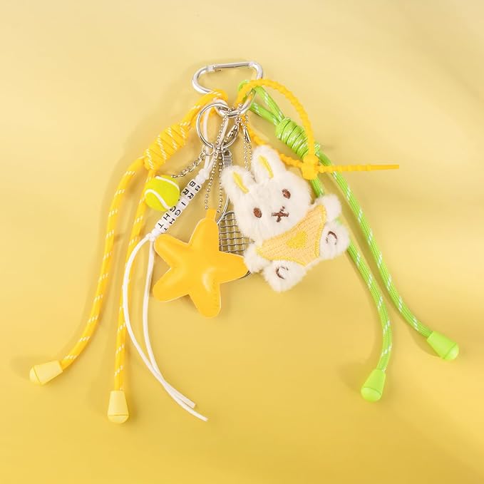 Georgie Porgy Bag Charms Keychains Handbag Accessories for Women Purse Backpack Sports Bag Pendant Cute Unique Gift for Girls