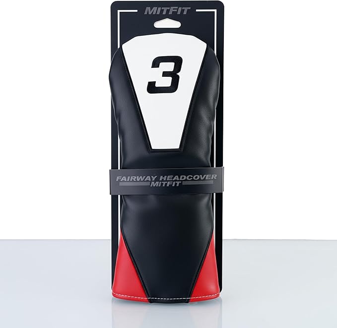 Single Headcover, Easy Slip-On Easy-Off Golf Club Headcover, Fleece Lined Interior, Water Resistant and Durable Shell, Individual Retail Sport Pack