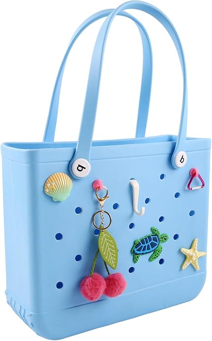 Acrylic Decoration Accessory for Bogg Bag and Simply Southern Tote,Insert Bag Charm for Beach Handbag Tote Bag