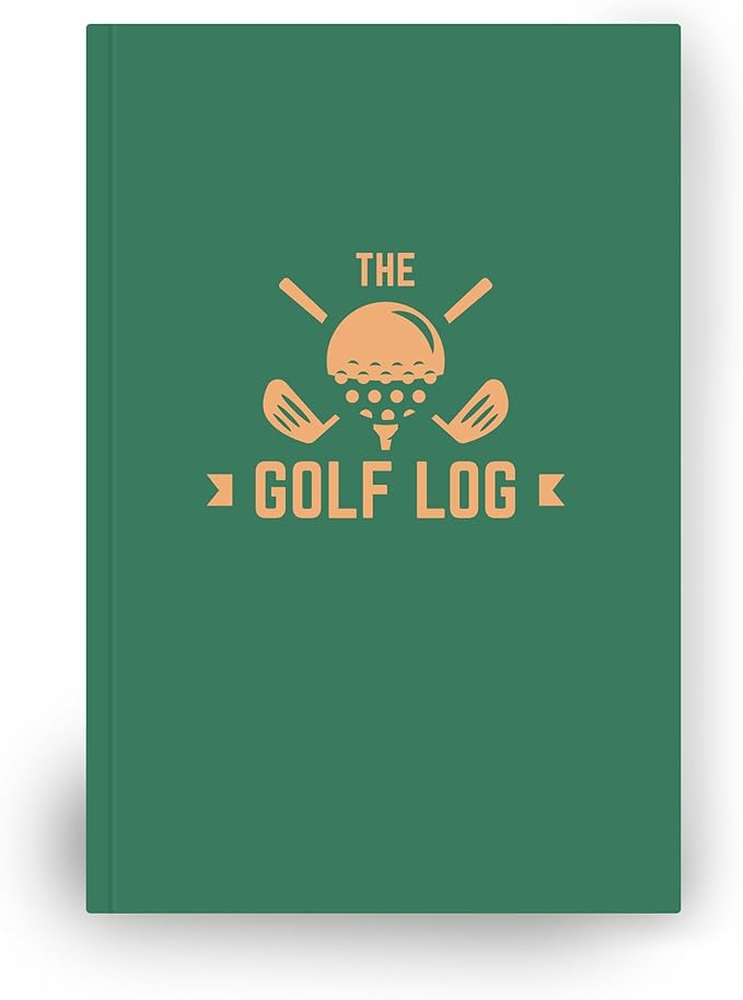 Golf Log Pocket Notebook - Progress Tracker, 50 Detailed Rounds, Yardage Section, Golf Terminology & Game Formats