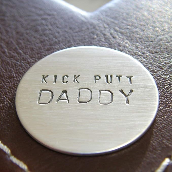 Golf Ball Marker - Personalized Two-Sided - Hand Stamped Sterling Silver with Names