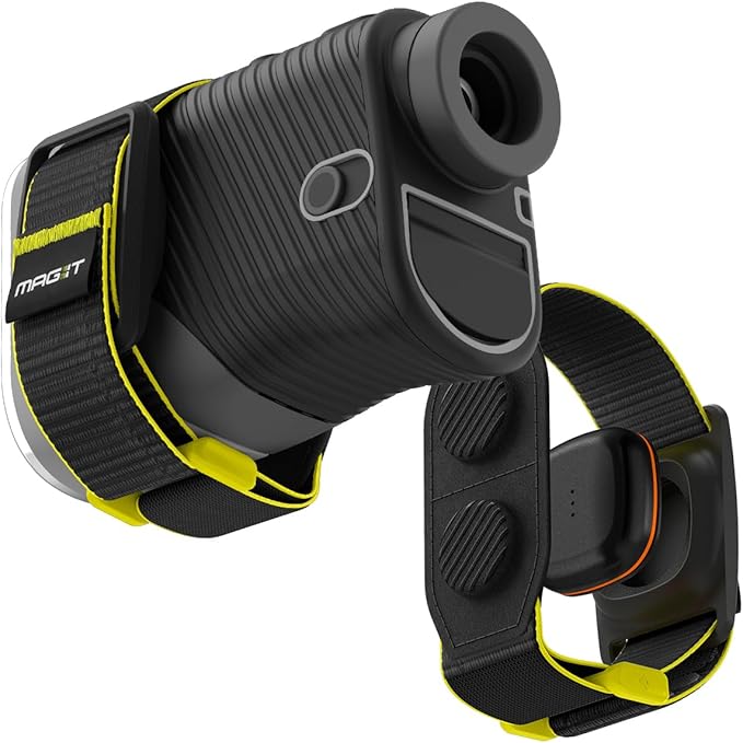 Spigen MAG-iT Magnetic Golf Rangefinder Strap Designed for AirTag/TagMe Tracker and GPS for Golf Cart