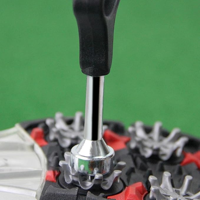 Spike Wrench for Golf Shoes, Golf Shoes Replacement Spikes Tool with Comfortable Grip Golf Shoe Spike Softspikes Remover for Spike Shoes