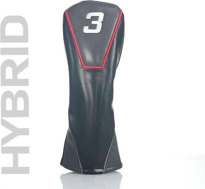 Single Headcover, Easy Slip-On Easy-Off Golf Club Headcover, Fleece Lined Interior, Water Resistant and Durable Shell, Individual Retail Sport Pack