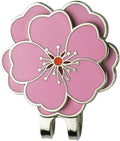 Flower Golf Ball Marker with Golf Hat Clip for Your Friend
