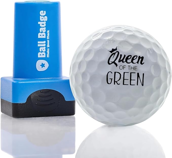 Ball Badge - Golf Ball Stamp (The Icon Series), Golf Ball Marker, Reusable Golf Ball Marking Tool to Identify Golf Balls