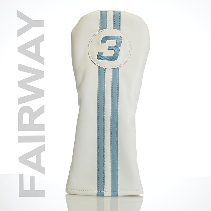 Single Headcover, Easy Slip-On Easy-Off Golf Club Head Cover, Fleece Lined Interior, Water Resistant and Durable Shell, Individual Retail Pack