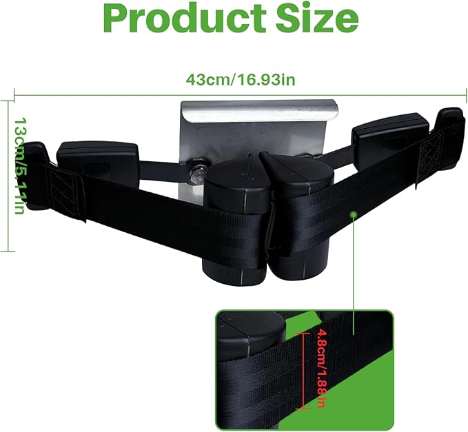 No Drilling Golf Cart Bag Holder Attachment with Sand Bottle Kit,Adjustable Golf Cart Rear Seat Bag Rack for Evolution Golf Cart D2 Classic Carrier & Forester,Better Fixation,Space-Saving