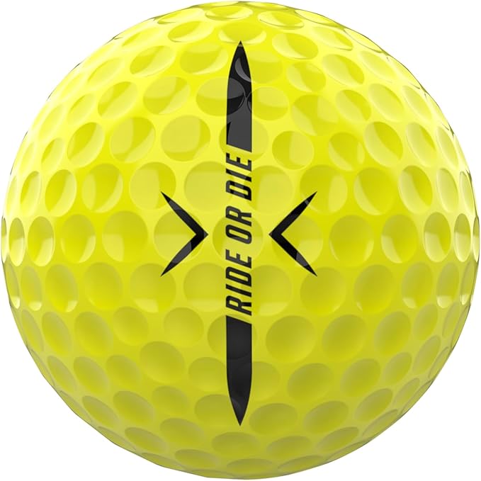 P*ss Missile Distance Golf Balls - 4-Piece Design, Surlyn Cover, High Compression Core - Lower Spin, Better Trajectory for Longer, Straighter Shots