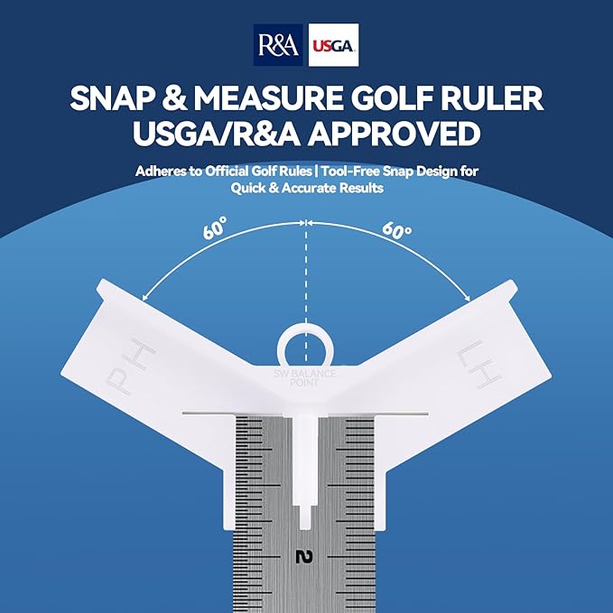 Golf Club Ruler - Fitting Tool - Length Measure - Swing Weight - Works with Swanson