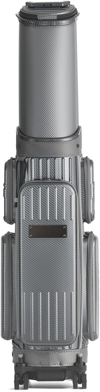 HELIX Hard Shell Golf Travel Bag with Wheels, 2-in-1 Travel Golf Case & Daily Cart Bag, Durable PC Material