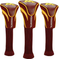 Team Golf NCAA Numbered 1, 3, & X, Fits Oversized Drivers, Utility, Rescue & Fairway Clubs, Velour Lined for Extra Club Protection