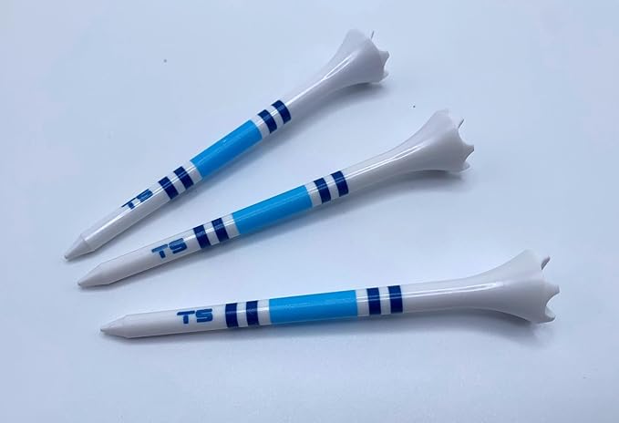 TRUESTRIKE Premium USA Golf Tees – 100-Pack Durable 3¼" / 2¾" Plastic Tees – Made in USA – Perfect Holiday Golf Gift
