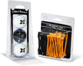 Team Golf NCAA Logo Imprinted Golf Balls (3 Count) & 2-3/4" Regulation Golf Tees (50 Count), Multi Colored