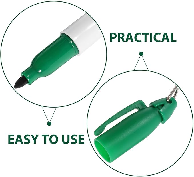 4pcs Golf Ball Marker Pen Plastic Drawing Marking Tool for Golf Ball Line Alignment Green Use Golfing Supply