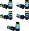 10 Pcs Golf Ferrules,Golfing Club Ferrules Colorful Golfing Iron Ferrules Fit 0.35Inch Tapered Steel Shafts